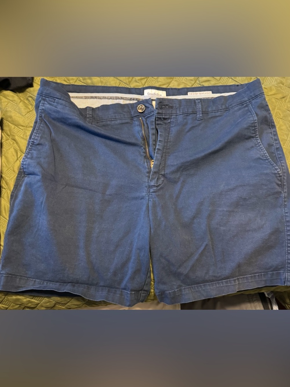 Goodfellow & Co Navy and White Men's Waistband Shorts